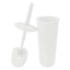 Bren White Plastic Toilet Bowl Brush, 14"