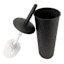 Bren Black Plastic Toilet Bowl Brush, 14"
