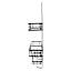 Keller Black Rectangle Shower Caddy