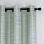 2-Pack Granville Green Magnetic Closure Blackout Curtain Panel Set, 63"