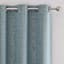 2-Pack Blue Magnetic Closure Blackout Curtain Panels, 95"