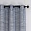 2-Pack Granville Navy Blue Magnetic Closure Blackout Curtain Panel Set, 63"