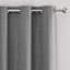 2-Pack Grey Magnetic Closure Blackout Curtain Panels, 95"