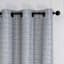 2-Pack Grey Magnetic Closure Blackout Curtain Panels, 63"