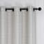 2-Pack Granville Ivory Magnetic Closure Blackout Curtain Panel Set, 63"
