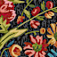 (E255) Santa Monica Beach Floral Runner, 2x10