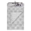 2-Piece Kenzy Grey Checkered Bath Rug Set