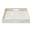 Ivory Capiz Square Decorative Tray, 16"