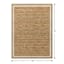 (B728) Kinsey Natural Border Area Rug, 9x12