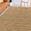 (B728) Kinsey Natural Border Area Rug, 9x12