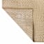 (E457) Ruby Natural Flatweave Outdoor Area Rug, 9x12