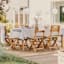 (E457) Ruby Natural Flatweave Outdoor Area Rug, 9x12