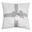 2-Pack White Textured Chenille Throw Pillows, 18"