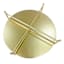 11In Gold Metal Plant Riser