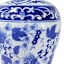 Blue Ceramic Jar, 16.25"