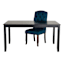 Watford Wooden Dining Table, Black