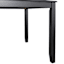 Watford Wooden Dining Table, Black