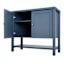 Mason Wooden Cabinet, Dusty Blue