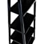 Juniper 5-Tier Wooden Shelf, Black