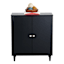 Onyx Wooden Cabinet, Black