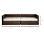 2-Piece Highland Brown Wicker with Sand Cushions Patio Sofa