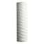 White Carved Wooden Vase, 16"