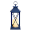 Navy Blue LED Lantern, 12"