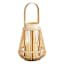 Natural LED Rattan Lantern, 7x9