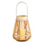 Natural LED Rattan Lantern, 7x9