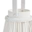 White LED Rattan Lantern, 7x9