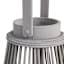 Grey LED Rattan Lantern, 7x9