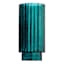 Found & Fable Green Ribbed Glass Vase, 10"