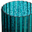 Found & Fable Green Ribbed Glass Vase, 10"