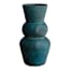 Green Terracotta Vase, 7"