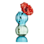 Found & Fable Green Optic Ball Stacked Vase, 10"