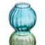 Found & Fable Green Optic Ball Stacked Vase, 10"