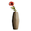 Warm Grey Bamboo Vase, 18"