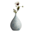 Blue Floral Ceramic Vase, 16"