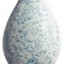 Blue Floral Ceramic Vase, 16"