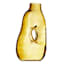 Crosby St. Yellow Center Hole Glass Vase, 11.5"