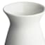 White Ceramic Vase, 12"