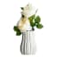 Tracey Boyd White Ribbed Ceramic Vase, 5"
