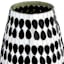 Found & Fable Black & Silver Mosaic Vase, 18.5"