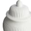 White Ceramic Ginger Jar, 17.5"