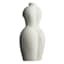 Crosby St. White Ceramic Torso Vase, 12"