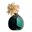 Found & Fable Green Glass Vase, 8"