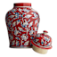 13In Red Ceramic Ginger Vase
