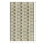 Green Gradient Tapestry Washable Accent Rug with Gel Latex Back, 21x34