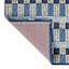 Tapestry Blue Gradient Washable Accent Rug with Gel Latex Back, 21x34