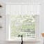 Hilda White Small Window Valance, 54x36